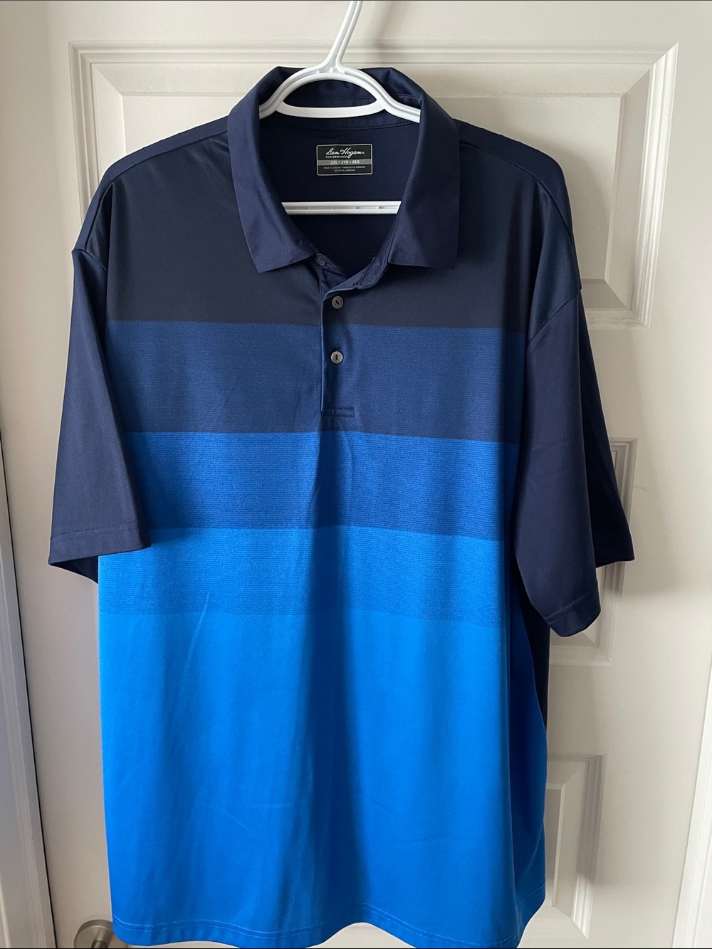 Ben Hogan Collection Navy and Blue Gradient Polo